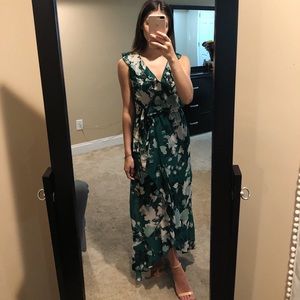 Maxi wrap dress